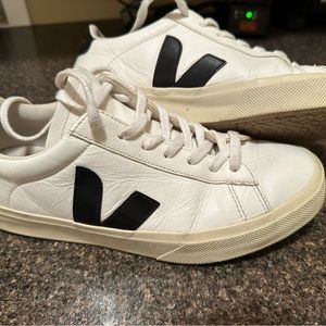 Veja White and Black Women's Sneakers